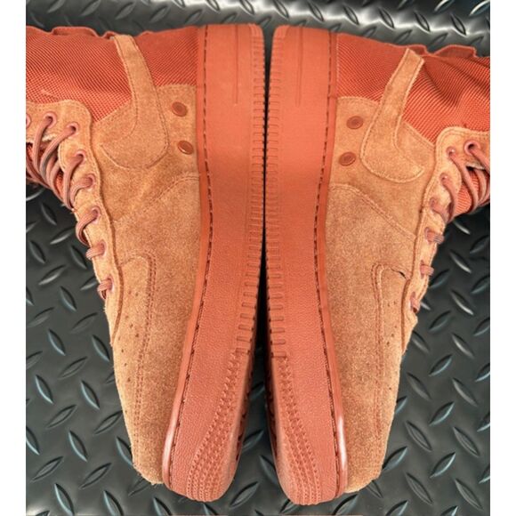 Nike SF Air Force 1 High Military Dusty Peach 854024-204 Mens sneakers size 10 - Picture 7 of 9